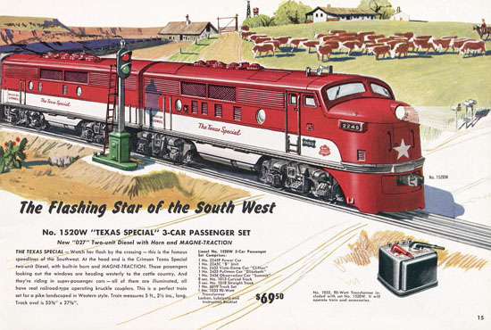 Seite 15 Lionel Katalog 1954,Lionel Katalog 1954, Lionel Modelleisenbahn Spur 0, Lionel trains, Lionel 0 Gauge, Lionel catalog, Lionel catalogue, Lionel railways
