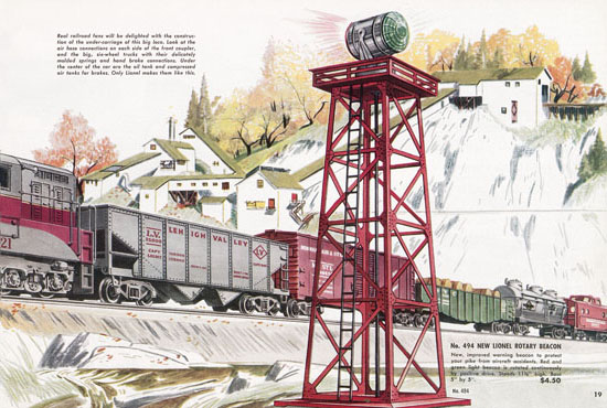 Seite 19 Lionel Katalog 1954,Lionel Katalog 1954, Lionel Modelleisenbahn Spur 0, Lionel trains, Lionel 0 Gauge, Lionel catalog, Lionel catalogue, Lionel railways