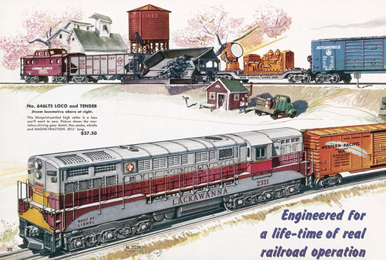 Seite 20 Lionel Katalog 1954,Lionel Katalog 1954, Lionel Modelleisenbahn Spur 0, Lionel trains, Lionel 0 Gauge, Lionel catalog, Lionel catalogue, Lionel railways