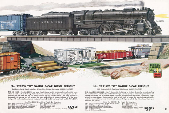 Seite 21 Lionel Katalog 1954,Lionel Katalog 1954, Lionel Modelleisenbahn Spur 0, Lionel trains, Lionel 0 Gauge, Lionel catalog, Lionel catalogue, Lionel railways