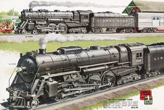 Seite 22 Lionel Katalog 1954,Lionel Katalog 1954, Lionel Modelleisenbahn Spur 0, Lionel trains, Lionel 0 Gauge, Lionel catalog, Lionel catalogue, Lionel railways