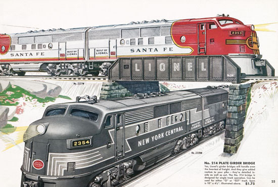 Seite 25 Lionel Katalog 1954,Lionel Katalog 1954, Lionel Modelleisenbahn Spur 0, Lionel trains, Lionel 0 Gauge, Lionel catalog, Lionel catalogue, Lionel railways