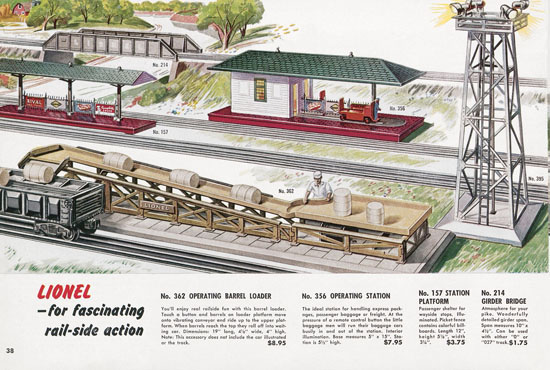 Seite 38 Lionel Katalog 1954,Lionel Katalog 1954, Lionel Modelleisenbahn Spur 0, Lionel trains, Lionel 0 Gauge, Lionel catalog, Lionel catalogue, Lionel railways