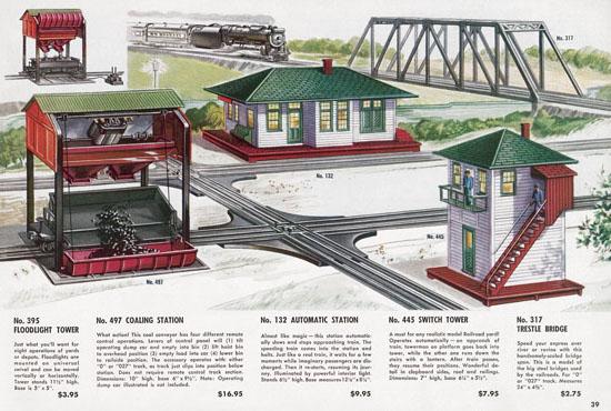 Seite 39 Lionel Katalog 1954,Lionel Katalog 1954, Lionel Modelleisenbahn Spur 0, Lionel trains, Lionel 0 Gauge, Lionel catalog, Lionel catalogue, Lionel railways