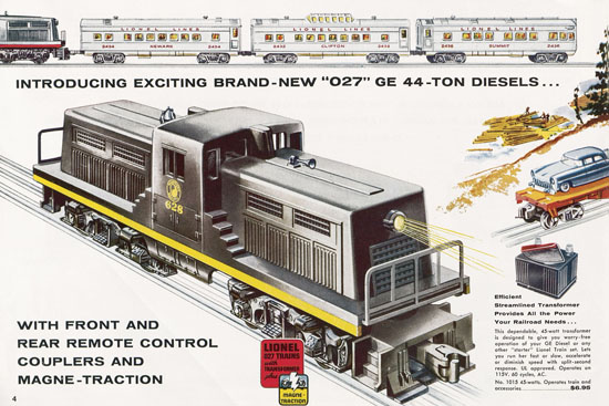 Lionel Katalog 1956