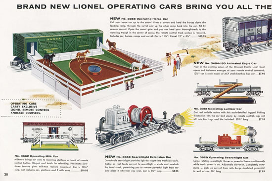 Lionel Katalog 1956