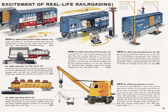 Lionel Katalog 1956