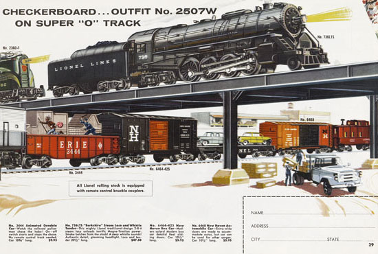 Lionel Katalog 1958,Lionel Katalog 1958, Lionel Modelleisenbahn Spur 0, Lionel trains, Lionel 0 Gauge, Lionel catalog, Lionel catalogue, Lionel railways