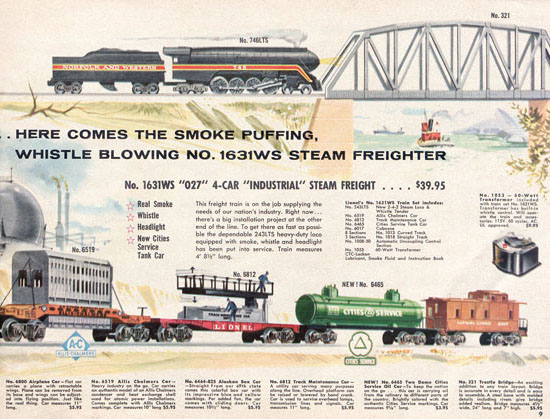 Seite 9 Lionel Katalog 1960, Lionel Modelleisenbahn Spur 0, Lionel trains, Lionel 0 Gauge, Lionel catalog, Lionel catalogue, Lionel railways