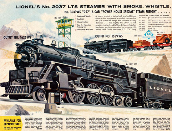 Seite 12 Lionel Katalog 1960, Lionel Modelleisenbahn Spur 0, Lionel trains, Lionel 0 Gauge, Lionel catalog, Lionel catalogue, Lionel railways
