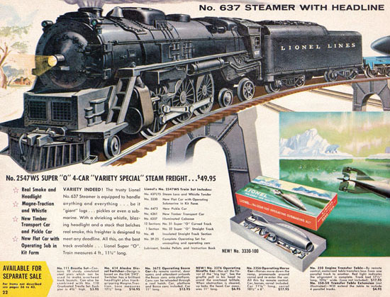 Seite 22 Lionel Katalog 1960, Lionel Modelleisenbahn Spur 0, Lionel trains, Lionel 0 Gauge, Lionel catalog, Lionel catalogue, Lionel railways