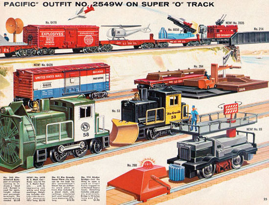 Seite 25 Lionel Katalog 1960, Lionel Modelleisenbahn Spur 0, Lionel trains, Lionel 0 Gauge, Lionel catalog, Lionel catalogue, Lionel railways