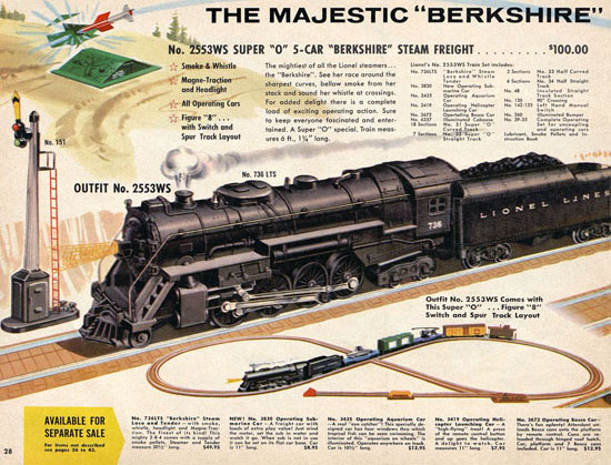 Seite 28 Lionel Katalog 1960, Lionel Modelleisenbahn Spur 0, Lionel trains, Lionel 0 Gauge, Lionel catalog, Lionel catalogue, Lionel railways