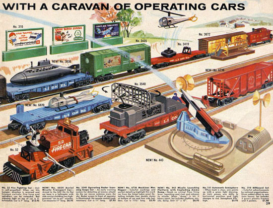 Seite 29 Lionel Katalog 1960, Lionel Modelleisenbahn Spur 0, Lionel trains, Lionel 0 Gauge, Lionel catalog, Lionel catalogue, Lionel railways
