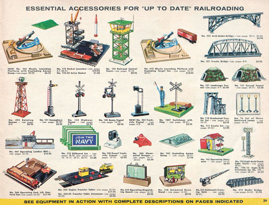 Seite 39 Lionel Katalog 1960, Lionel Modelleisenbahn Spur 0, Lionel trains, Lionel 0 Gauge, Lionel catalog, Lionel catalogue, Lionel railways