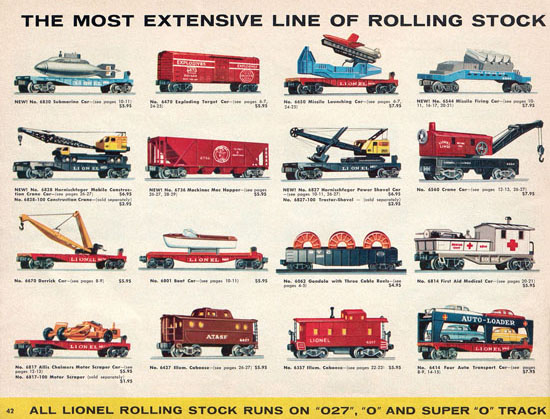 Seite 42 Lionel Katalog 1960, Lionel Modelleisenbahn Spur 0, Lionel trains, Lionel 0 Gauge, Lionel catalog, Lionel catalogue, Lionel railways
