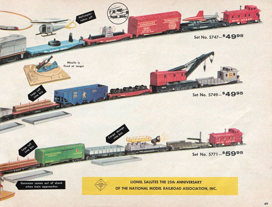Seite 49 Lionel Katalog 1960, Lionel Modelleisenbahn Spur 0, Lionel trains, Lionel 0 Gauge, Lionel catalog, Lionel catalogue, Lionel railways