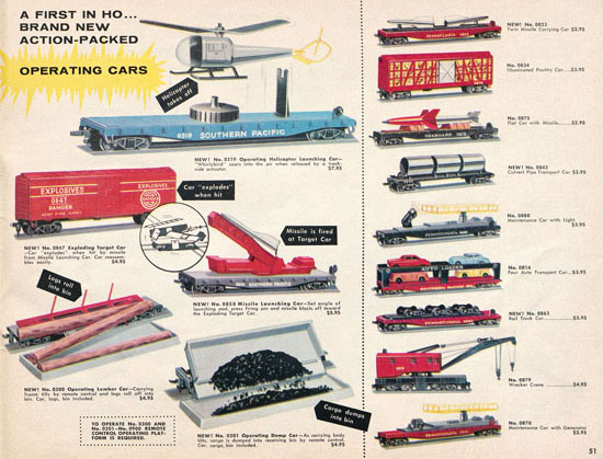Seite 51 Lionel Katalog 1960, Lionel Modelleisenbahn Spur 0, Lionel trains, Lionel 0 Gauge, Lionel catalog, Lionel catalogue, Lionel railways