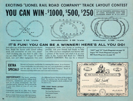 Seite 56 Lionel Katalog 1960, Lionel Modelleisenbahn Spur 0, Lionel trains, Lionel 0 Gauge, Lionel catalog, Lionel catalogue, Lionel railways