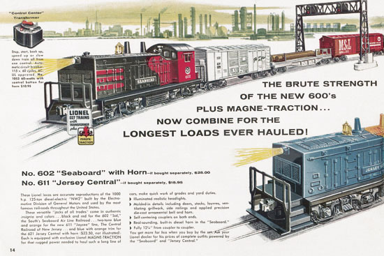 Lionel Consumer catalog 1957