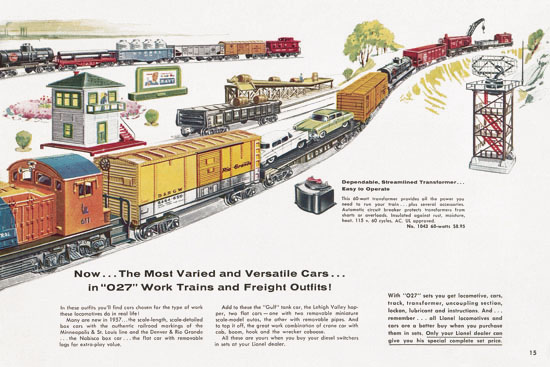 Lionel Consumer catalog 1957