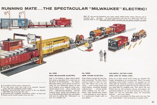 Lionel Consumer catalog 1957