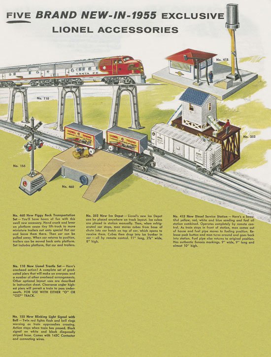 Lionel Trains brochure 1955