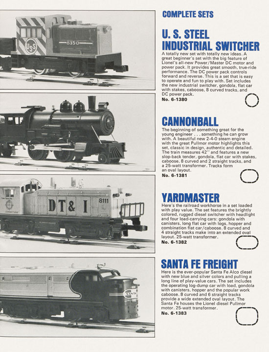 Lionel Brochure 1973