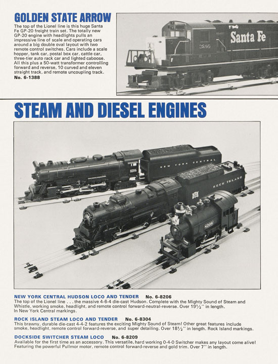 Lionel Brochure 1973