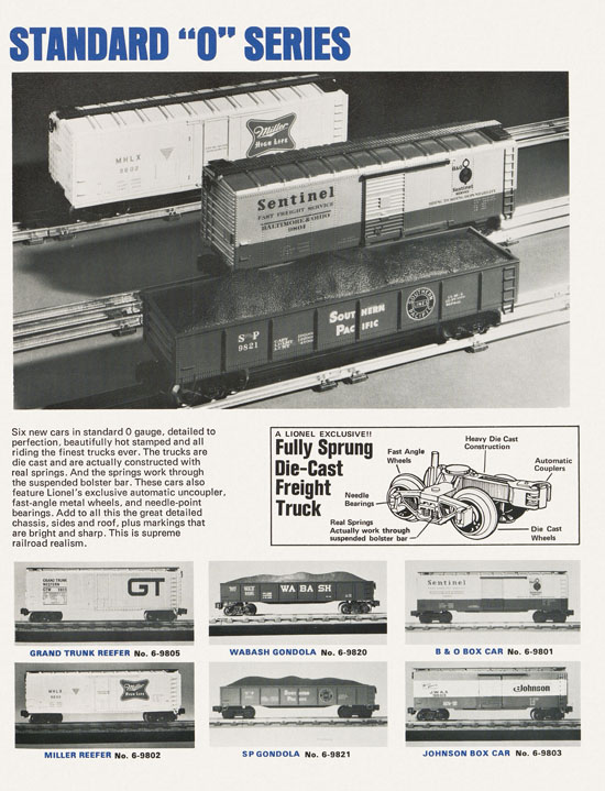 Lionel Brochure 1973