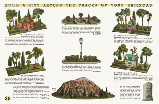 Lionel Trains catalog 1934