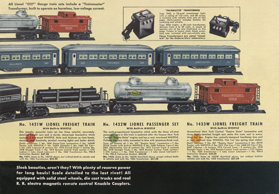 Lionel catalog 1947