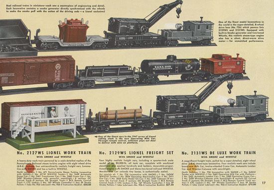 Lionel catalog 1947