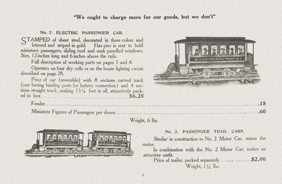 Lionel catalogue 1909