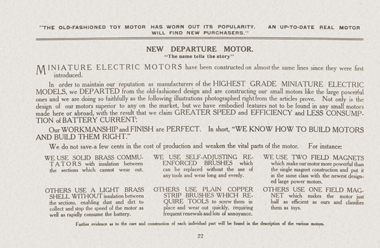 Lionel catalogue 1909