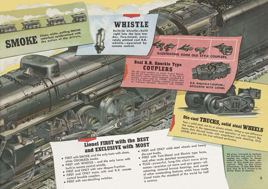 Lionel catalogue 1950