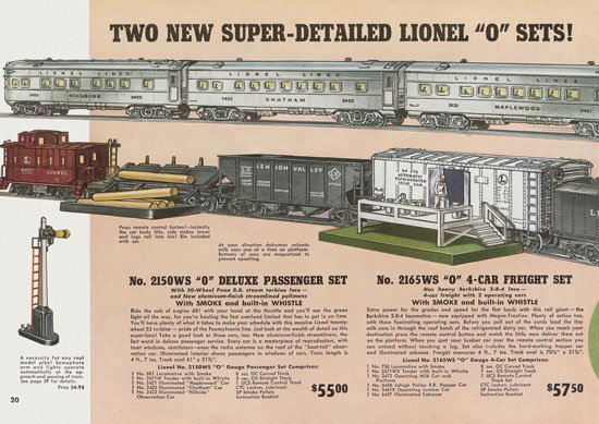 Lionel catalogue 1950