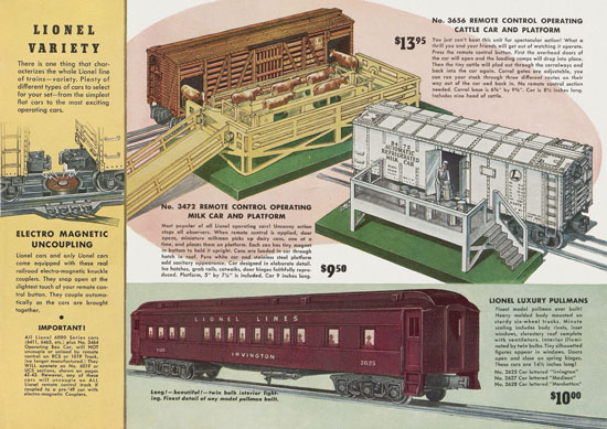 Lionel catalogue 1950