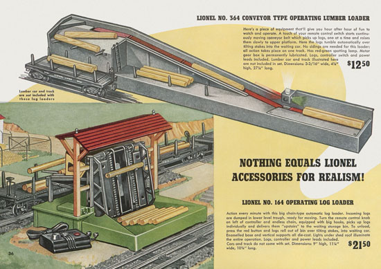 Lionel catalogue 1950