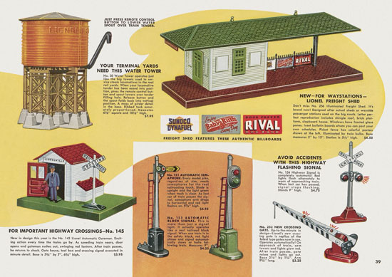 Lionel catalogue 1950