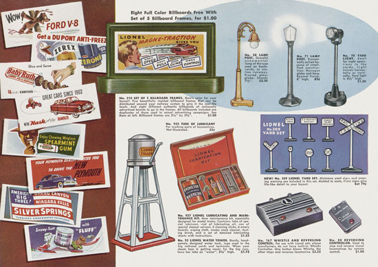 Lionel catalogue 1950