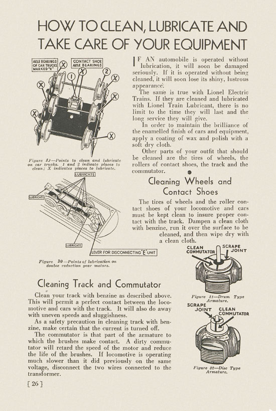 Lionel Instructions for Assembling and Operating 1936