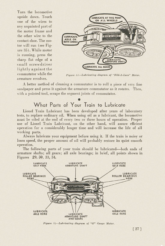 Lionel Instructions for Assembling and Operating 1936