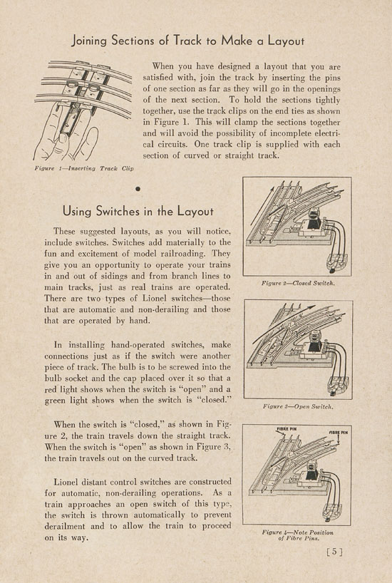 Lionel Instructions for Assembling and Operating 1938