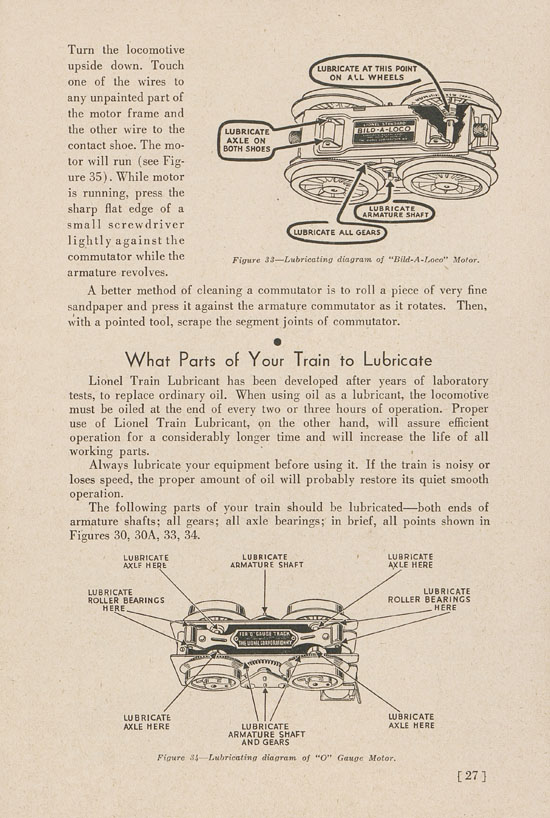 Lionel Instructions for Assembling and Operating 1938