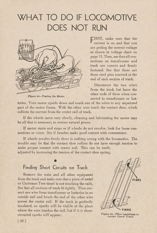 Lionel Instructions for Assembling and Operating 1938