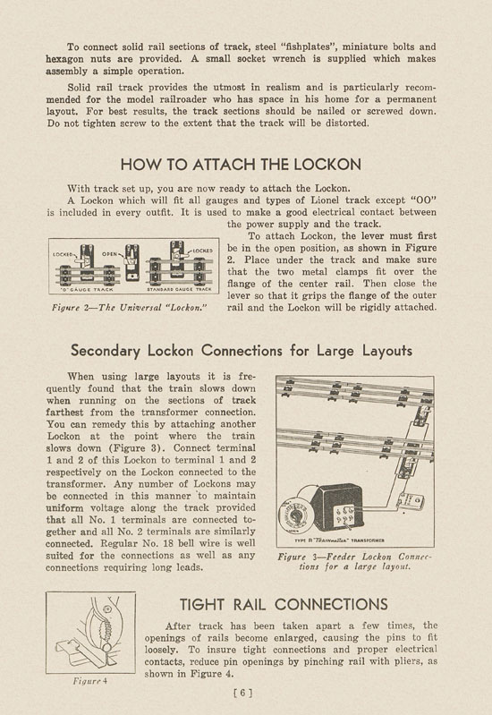 Lionel Instructions for Assembling and Operating 1939