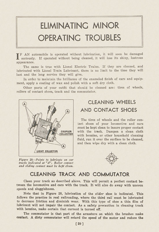 Lionel Instructions for Assembling and Operating 1939