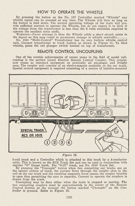 Lionel Instructions for Assembling and Operating 1946