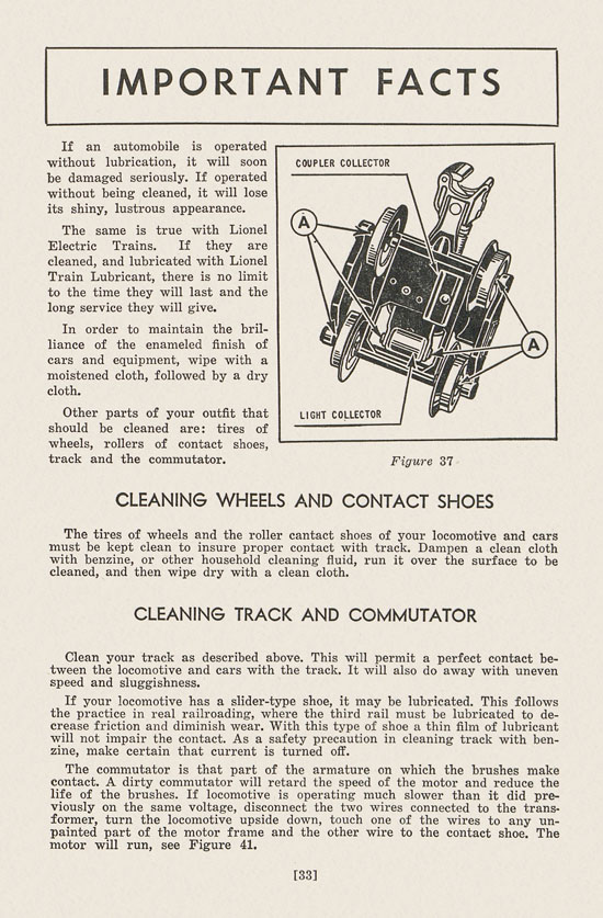 Lionel Instructions for Assembling and Operating 1946